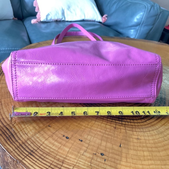 Relic 1992 Caraway Hot Pink Fusia Retro Vintage Shoulder Bag Purse - Picture 4 of 12